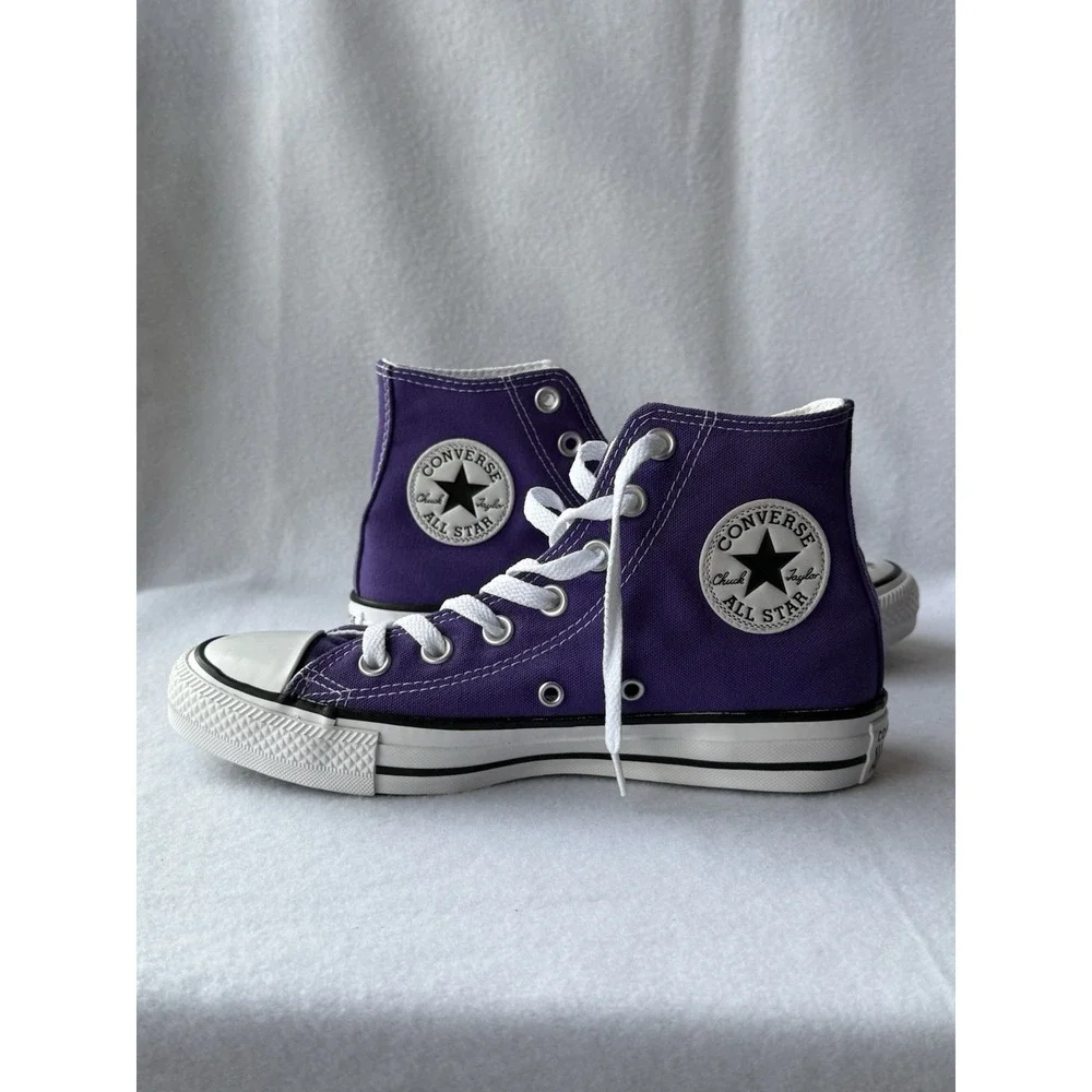 Converse Chuck Taylor All Star High Top Purple Sneakers 137833F Womens 6.5